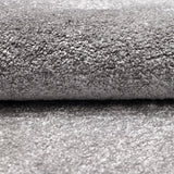 Modern Plush Pile Rugs In Light Grey Pianura Collection