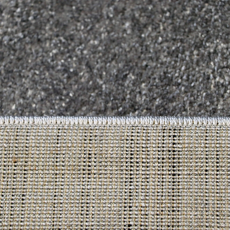 Modern Plush Pile Rugs In Light Grey Pianura Collection