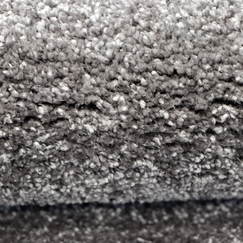 Modern Plush Pile Rugs In Grey Pianura Collection