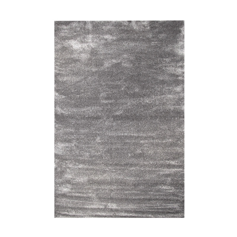 Modern Plush Pile Rugs In Anthracite Grey Pianura Collection