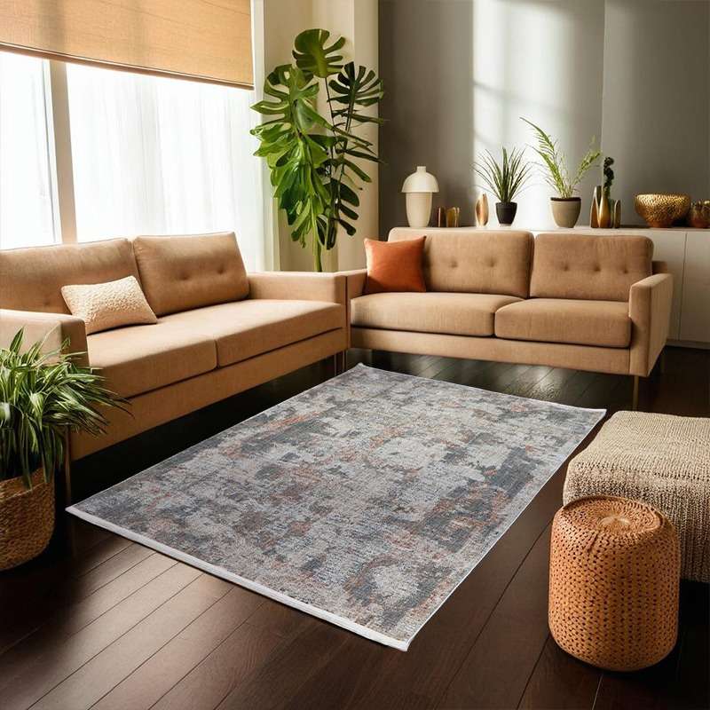 Modern Grey Craft Collection Rug 230 × 160 cm