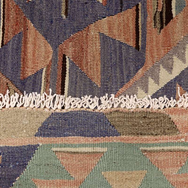Turkish Nomadic Woolen Kilim Rug 307 × 162 cm