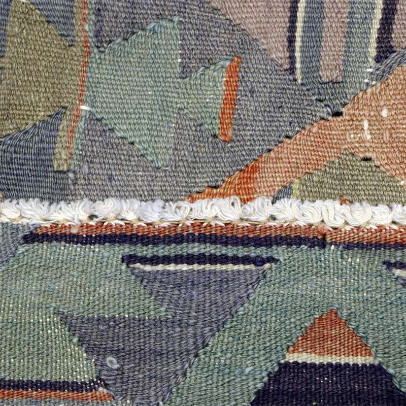 Turkish Nomadic Woolen Kilim Rug 328 × 154 cm