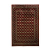 Maroon Oriental Persian Rug Design