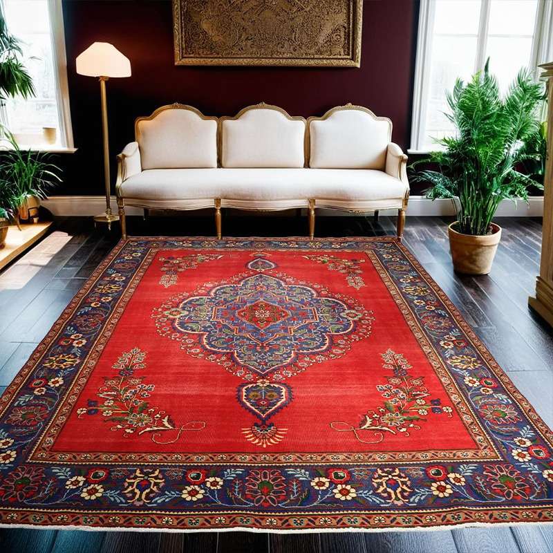 Refurbished Persian Tabriz 380 × 290 cm