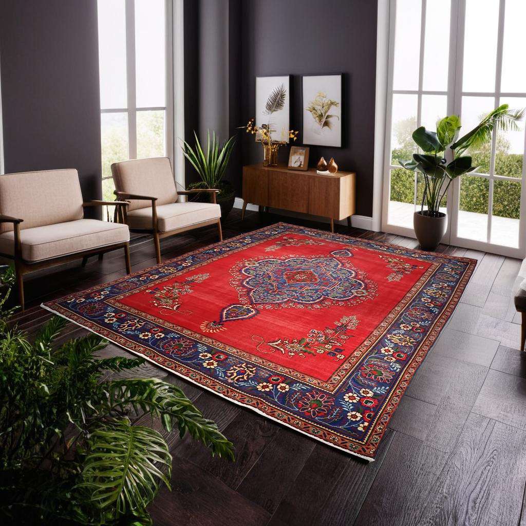 Refurbished Persian Tabriz 380 × 290 cm