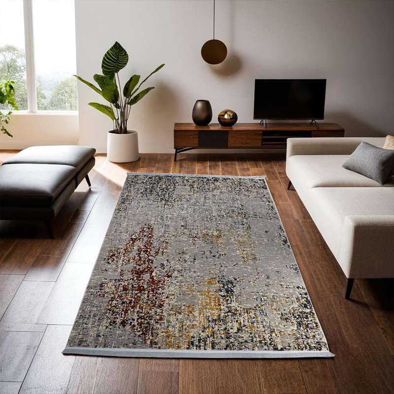 Multi-Coloured Modern Lomana Rug