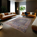 Refurbished Persian Mashad Rug 353 × 264 cm