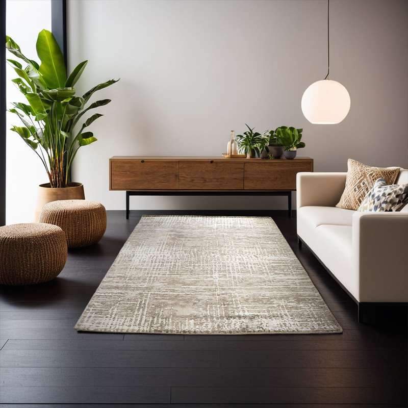 Modern Part Silk Riviera Rug 246 × 309 cm