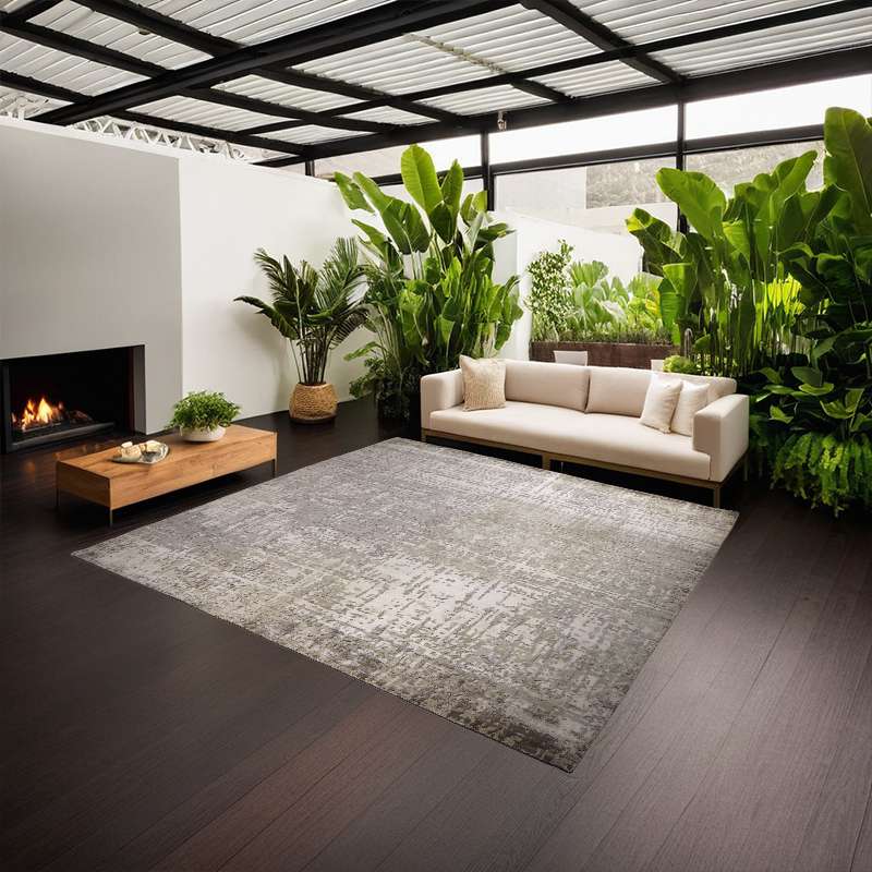 Modern Bamboo Silk Riviera Rug 250 × 302 cm