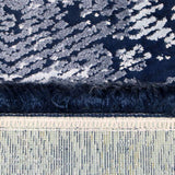 Navy Blue Part Silk Alta Collection Rug 230 × 160 cm