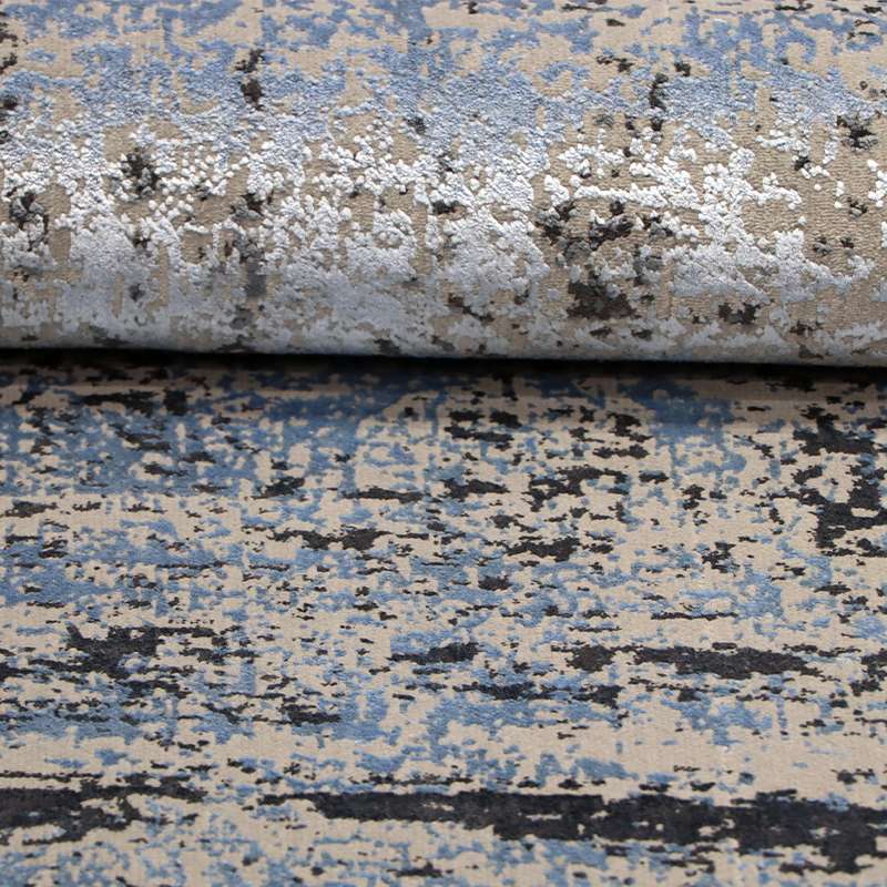 Powder Blue Part Silk Alta Collection Rug 230 × 160 cm