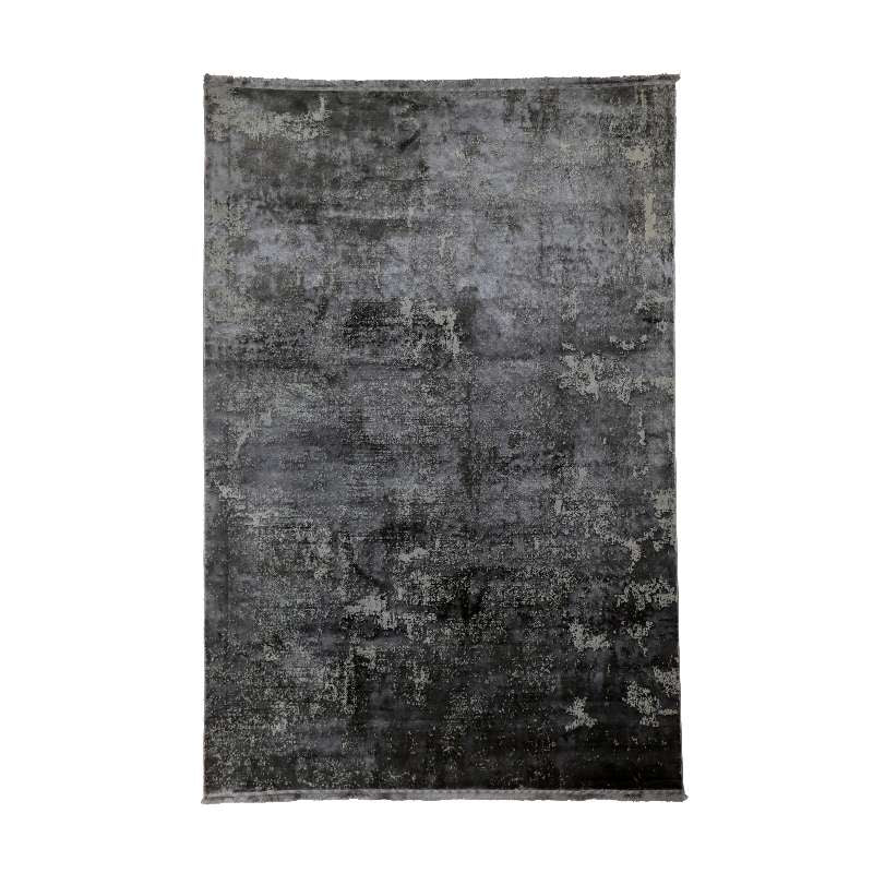 Grey Part Silk Modern Rug 230 × 160 cm