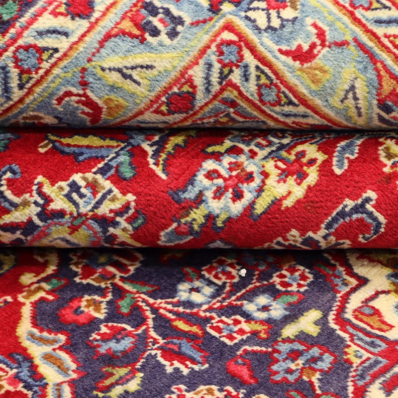 Red Persian Kashan Rug Refurbished Collection 391 × 295 cm