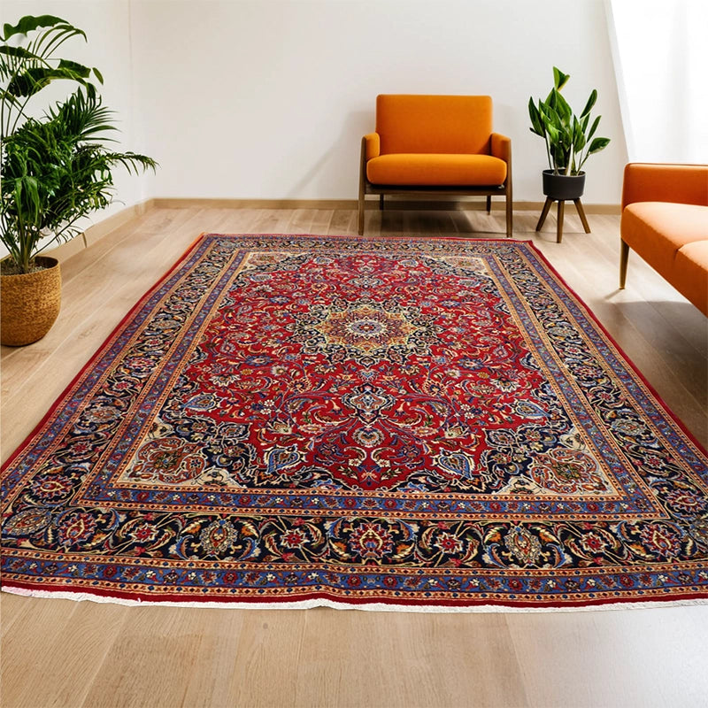 Red Persian Khorasan Rug Refurbished Collection 387 × 288 cm