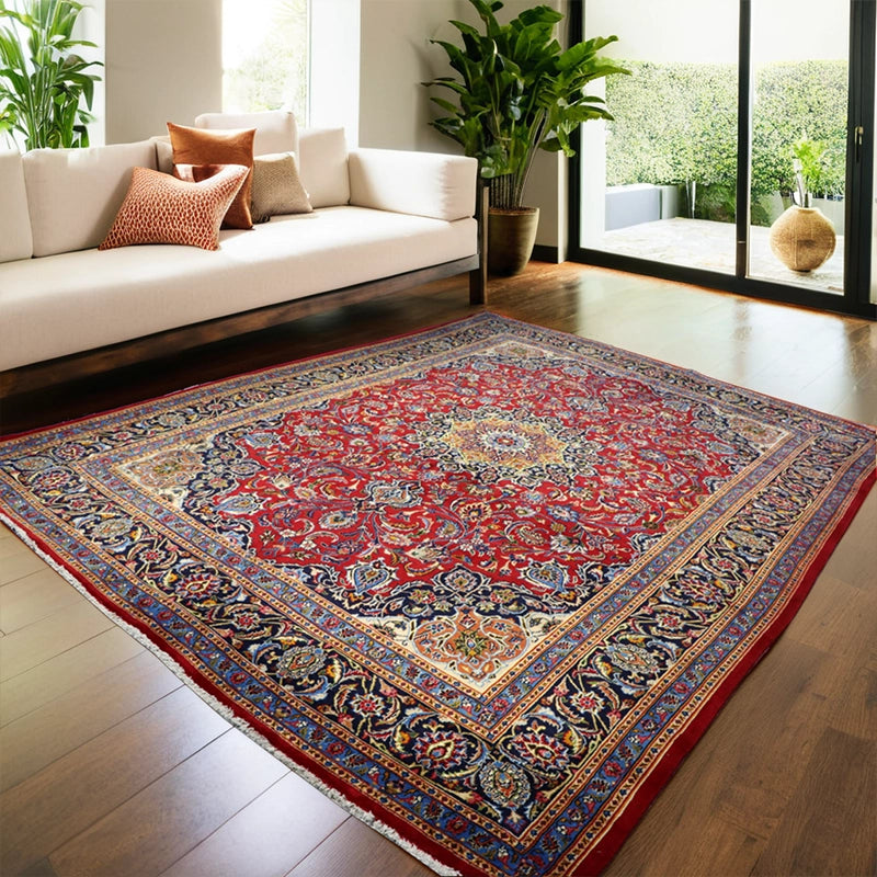 Red Persian Khorasan Rug Refurbished Collection 387 × 288 cm