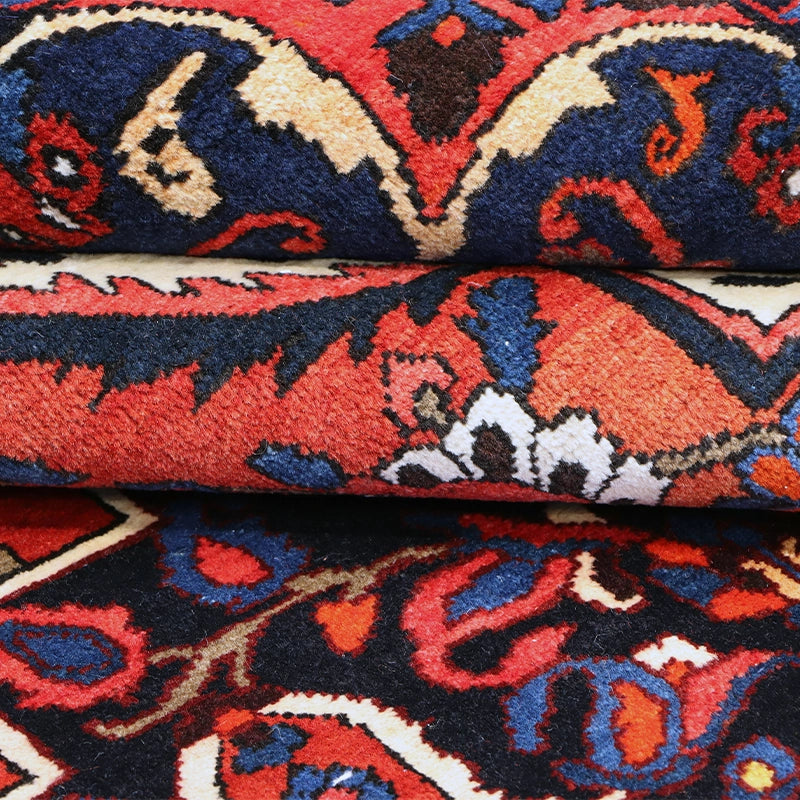 Red Persian Bakhtiar Rug Refurbished Collection 365 × 265 cm