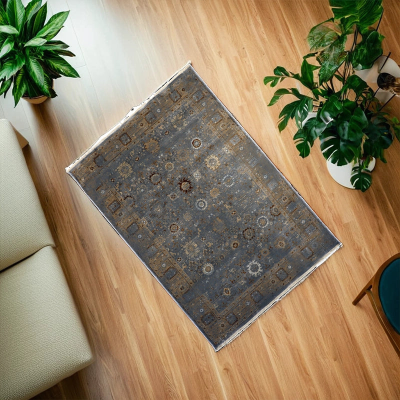 Transitional Oushak Floral Design Rug Contempo Collection 230 × 160 cm