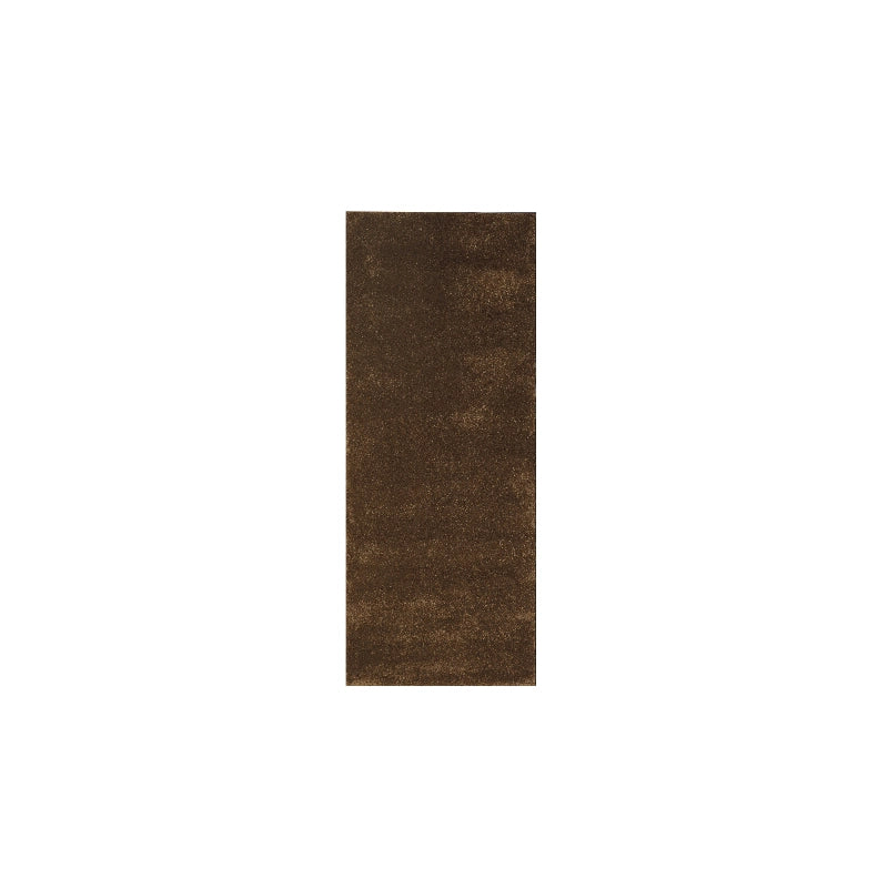 Modern Plush Pile Rugs In Brown Pianura Collection