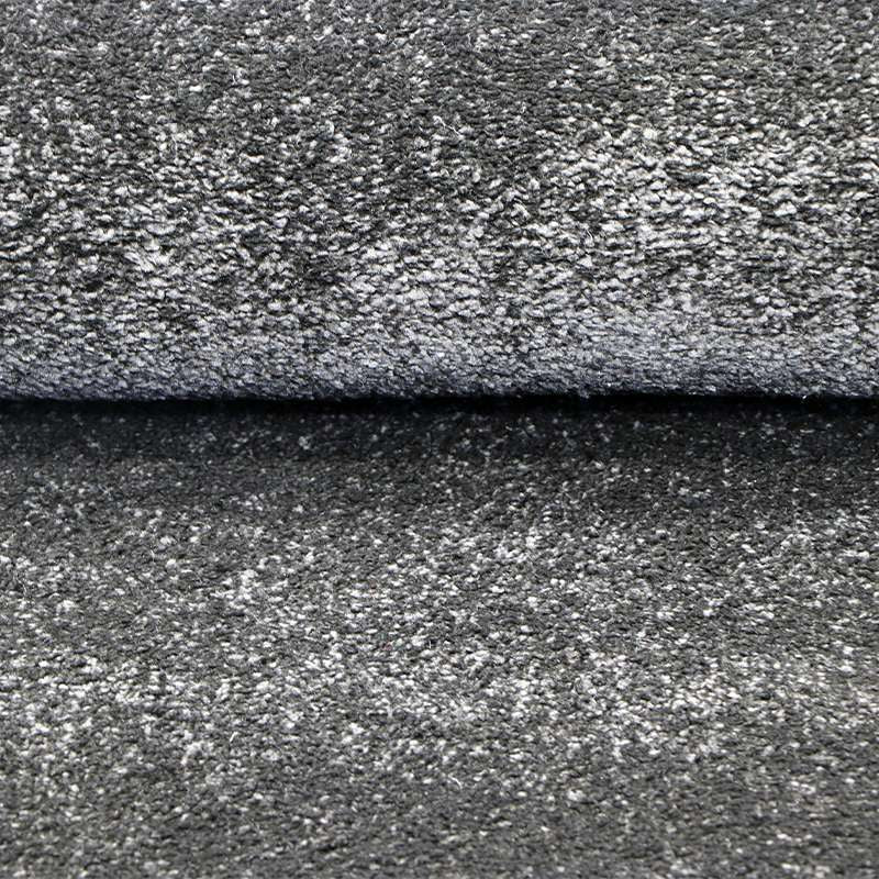 Modern Plush Pile Rugs In Dark Grey Pianura Collection