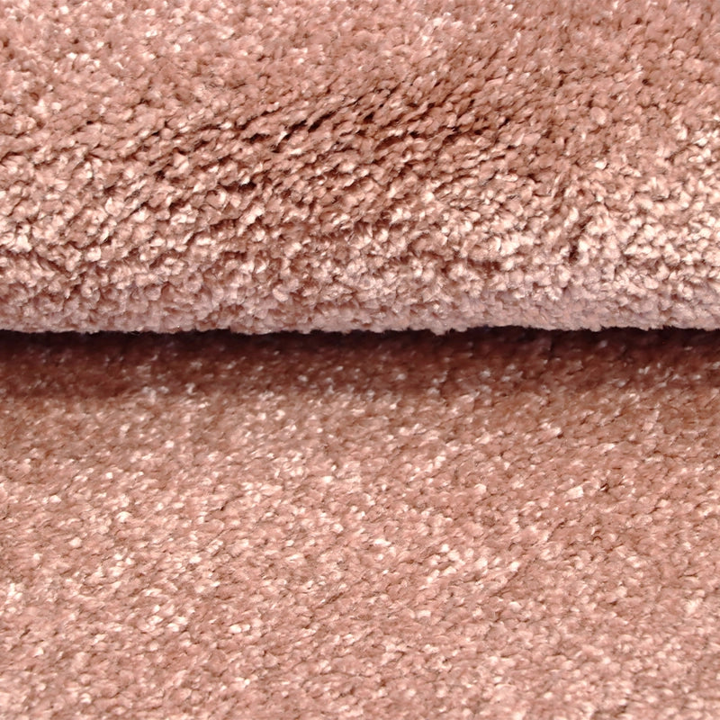 Modern Plush Pile Rugs In Pink Pianura Collection