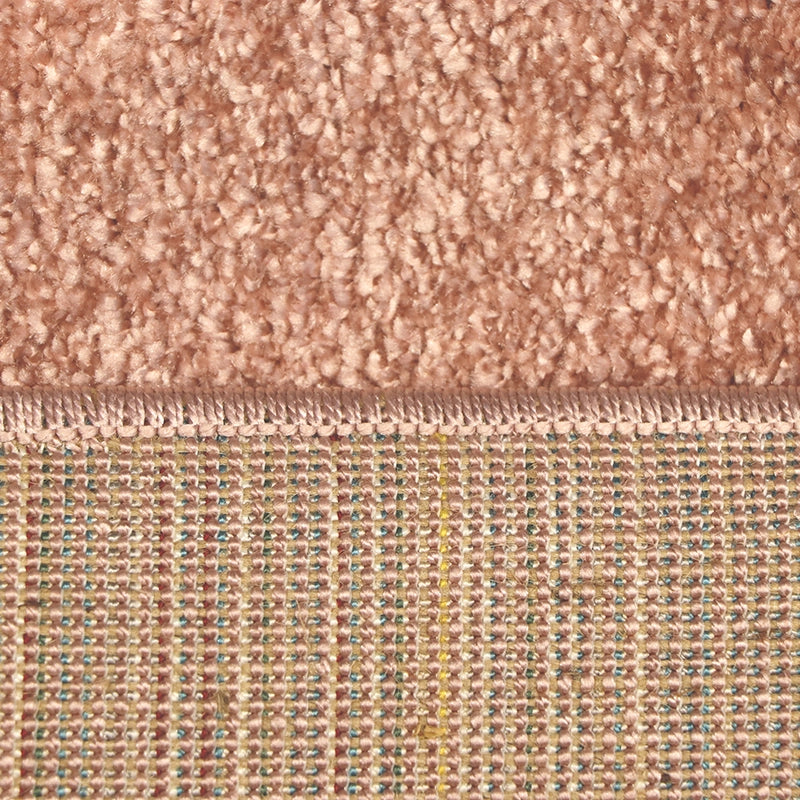 Modern Plush Pile Rugs In Pink Pianura Collection