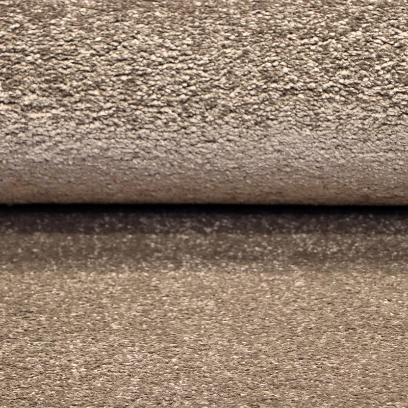 Modern Plush Pile Rugs In Brown Pianura Collection