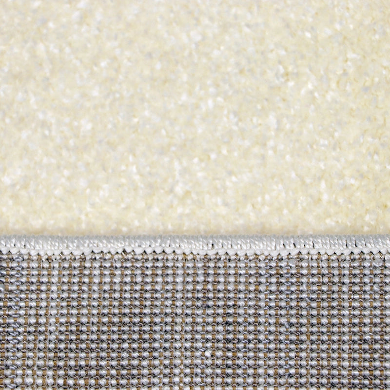 Modern Plush Pile Rugs In Cream Pianura Collection