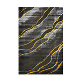 Modern Abstract Wave Design Rug Contempo Collection