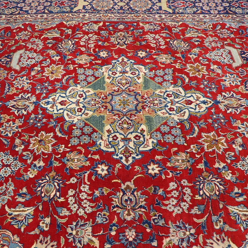 Refurbished Handmade Persian Najaf Abad Rug 370 × 273 cm