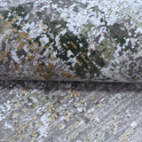 Grey, Olive & Gold Abstract Distressed Rug Design 230x160cm - photo 4