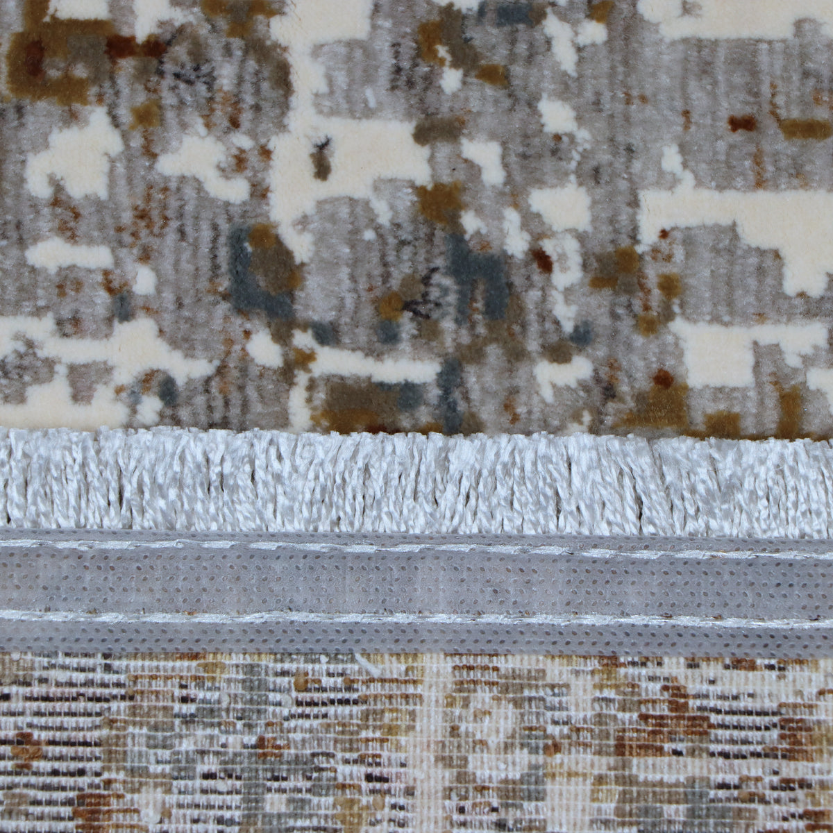 Ivory & Grey Abstract Distressed Rug Design 230x160cm - photo 4