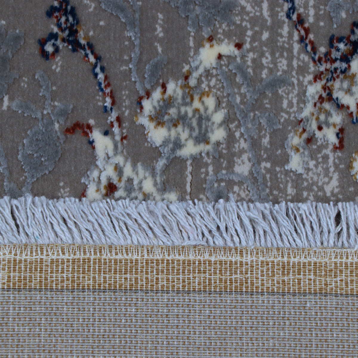 Grey & Ivory Multi-coloured Distressed Floral Rug Design 230x160cm - photo 4
