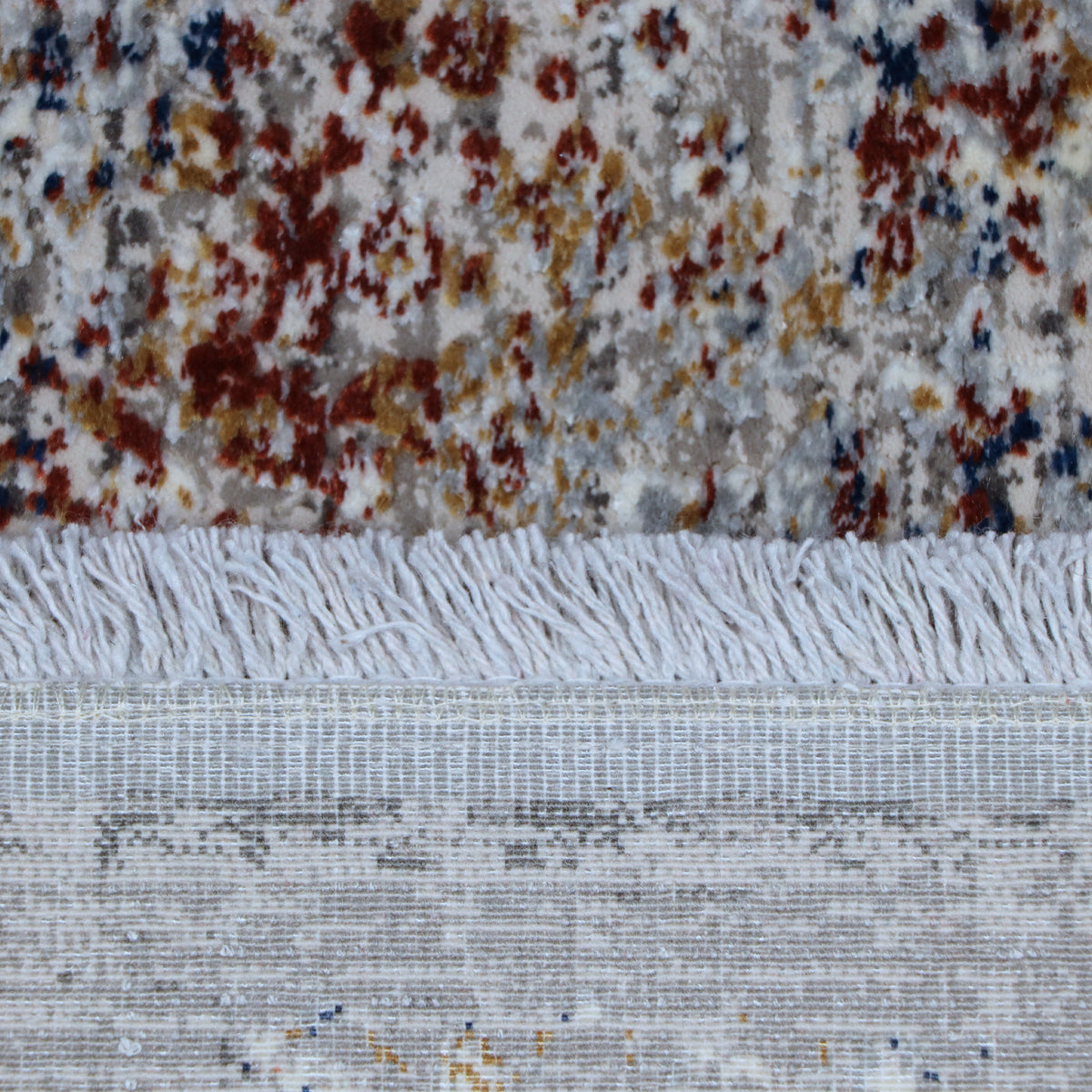 Grey & Rust Distressed Persian Rug Design 230x160cm - photo 4