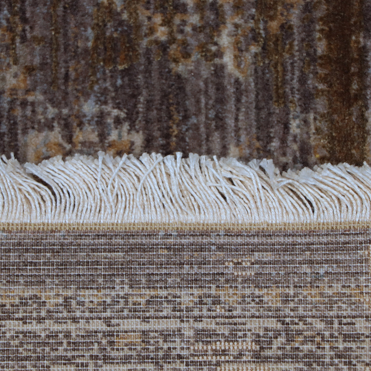 Navy Blue & Gold Distressed Persian Rug Design 230 × 160 cm