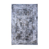 Charcoal Grey & Ivory Distressed Persian-Inspired Rug Design 290 × 200 cm