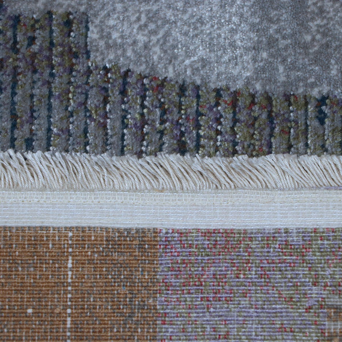 Multi-Coloured Ivory Abstract Rug Design 290x200cm - photo 5