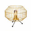 Gold Round Metal Lamp 30 × 30 × 30 cm