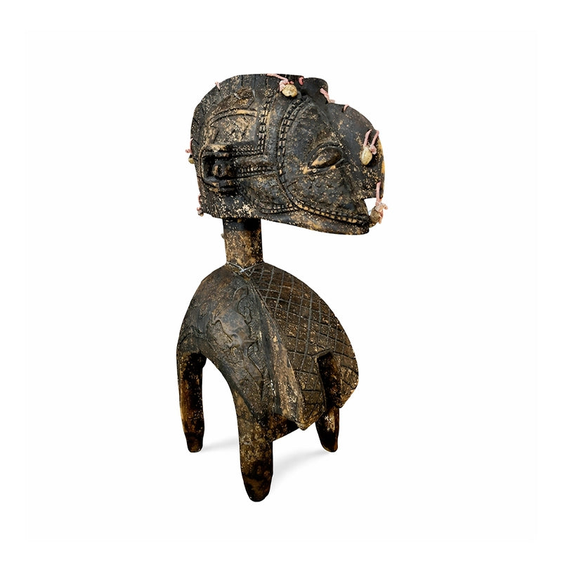African Wooden Statue Tuesday 30 × 20 × 56 cm