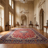 Refurbished Persian Najaf Abaad Rug 417 × 288 cm