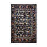 Navy Blue Afghan Rug Design Ariana Collection 457 × 370 cm