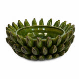 Green Ceramic Banana Bowl 35 × 35 × 15 cm