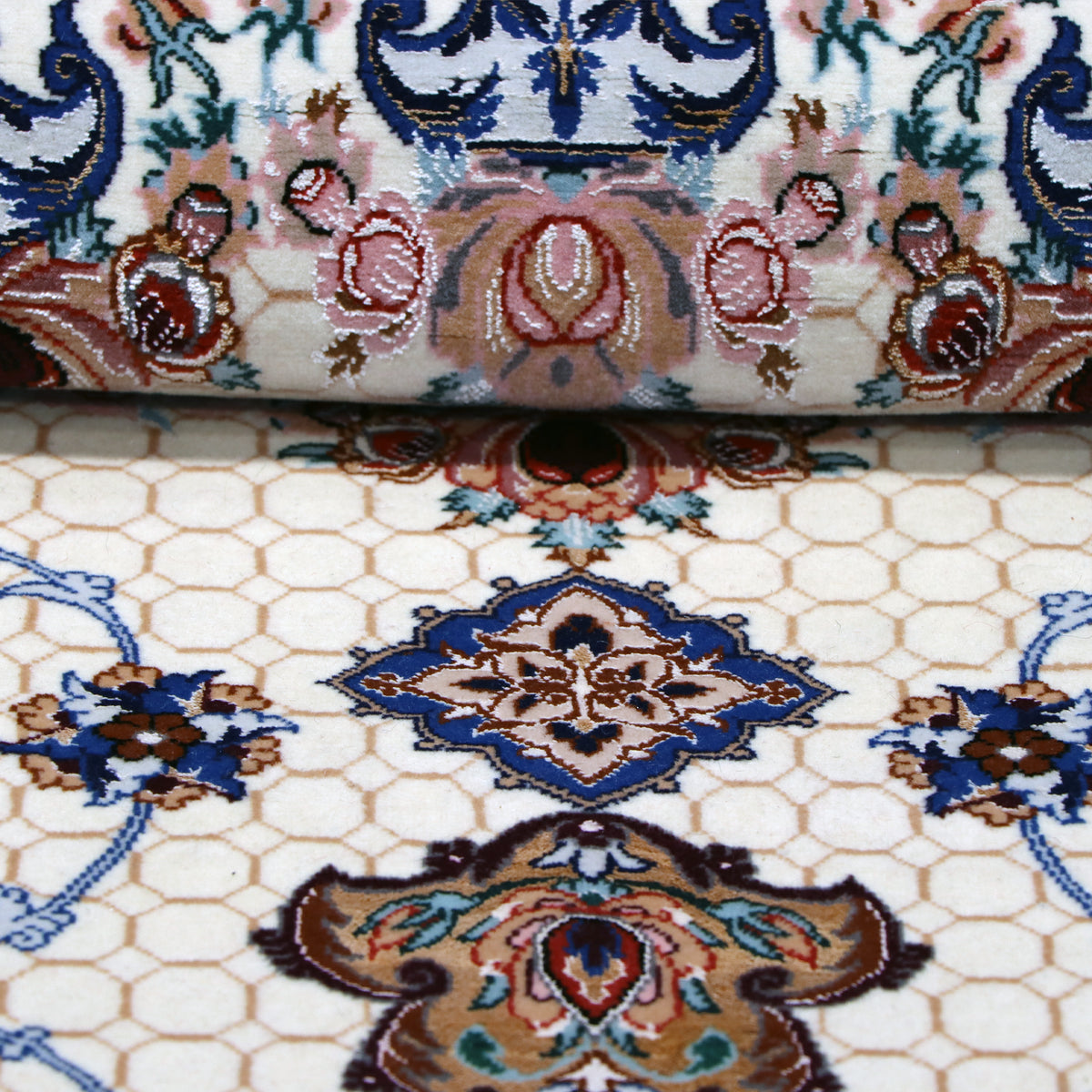 Antique Esfahan Rug 225 × 145 cm
