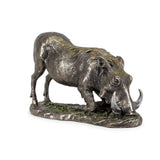 Zawadi Warthog Kneeling Sculpture 12.5 × 20 cm