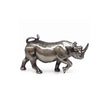 Zawadi Pewter Rhino 10 cm L