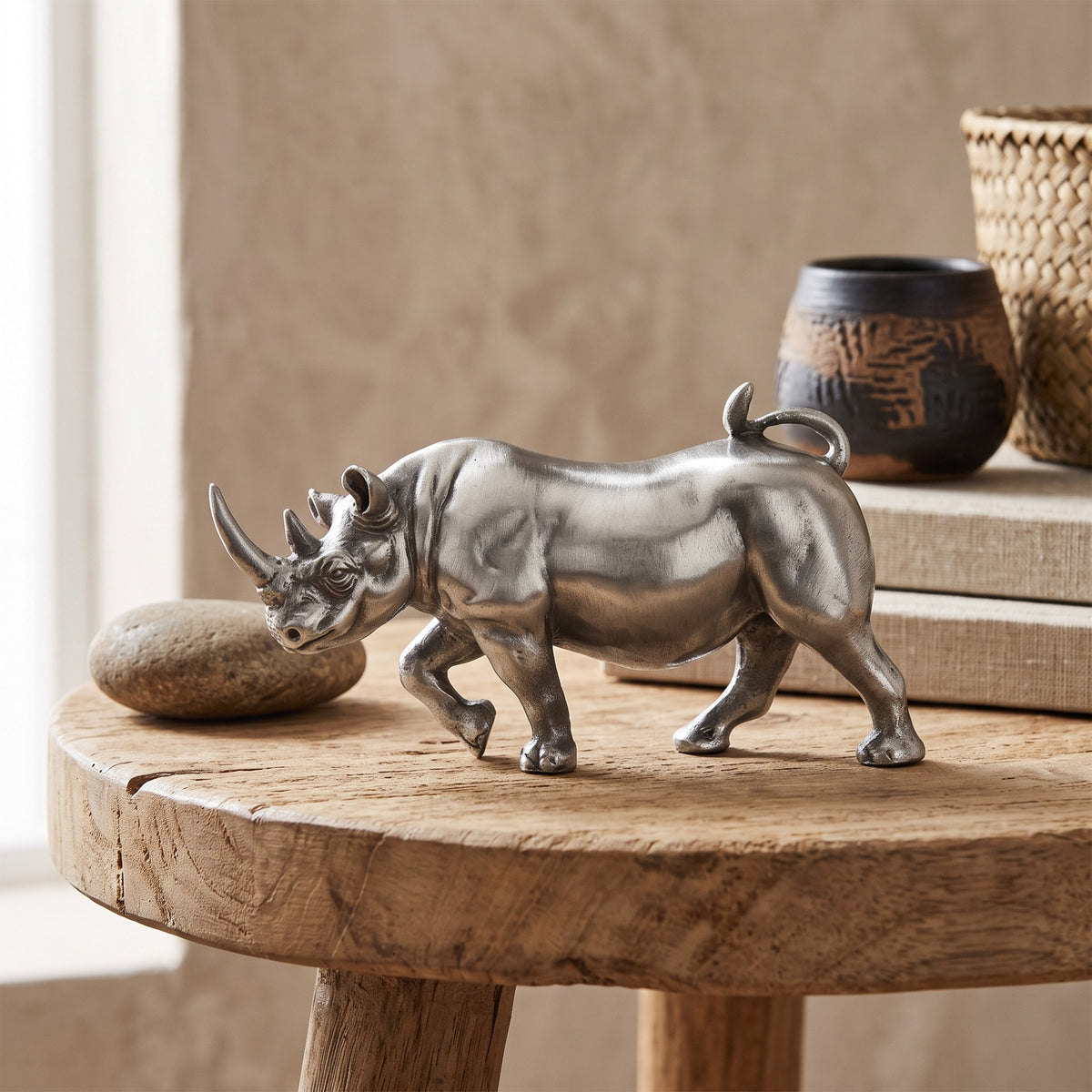Zawadi Pewter Rhino 10 cm L - photo 2