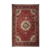 Red & Ivory Persian Khorasan Floral Medallion Rug 385 × 295 cm