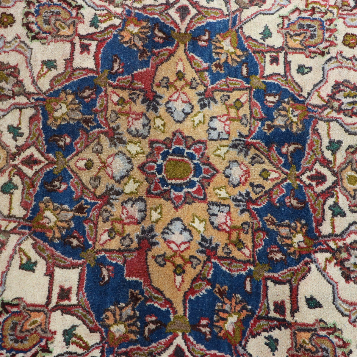 Red & Ivory Persian Khorasan Floral Medallion Rug 385 × 295 cm - photo 5