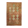 Rust & Cream Geometric Tribal Diamond Kilim Rug Design 285 × 196 cm