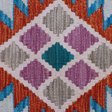 Rust & Cream Multicoloured Anatolian Design Afghan Kilim Geometric Runner 291 × 77 cm - photo 4